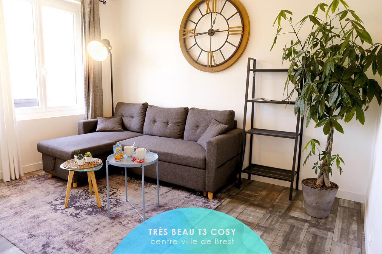 Ferienwohnung Kailhenn: Joli T3 Cosy, Bien Equipe, Proche Tram Brest Exterior foto